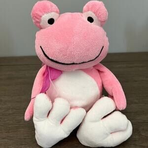 Burton & Burton Pink rog with Neck‎ Ribbon Plush
